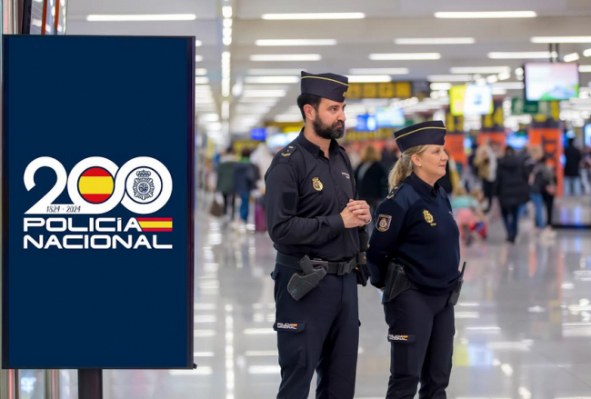 La Policía Nacional detiene a dos trabajadores del aeropuerto por delitos contra el patrimonio