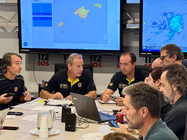 Emergencias recomienda mantener la precaución ante la previsión de lluvias y tormentas en Baleares, especialmente en Mallorca, Ibiza y Formentera