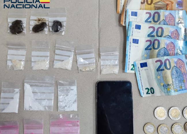 La Policía Nacional detiene a un varón por tráfico de drogas en Playa de Palma