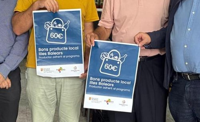 El Govern inicia la campaña de los Bonos de Producto Local con cien establecimientos adheridos en todas las Illes Balears