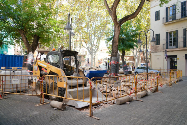 Inician las obras de rehabilitación de la plaza Ecce Homo, en el barrio de Sant Jaume de Palma