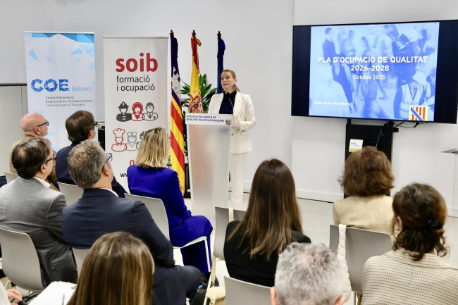Prohens presenta el Plan de Empleo de Calidad para dar respuesta a la transformación del modelo económico de las Illes Balears