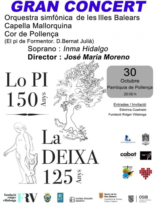 La Orquesta Sinfónica Illes Balears ofrecerá un concierto en la iglesia parroquial de Pollença