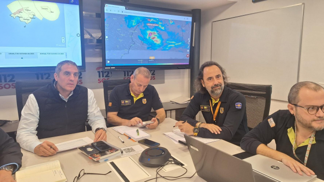 Emergencias pide máxima precaución ante la nueva borrasca prevista para mañana sábado, que dejará lluvias intensas y persistentes en todas las Islas Baleares 