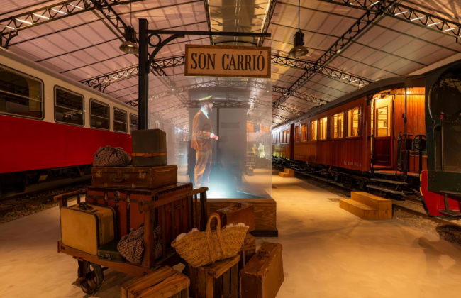 La presidenta Prohens inaugura el Museo del Ferrocarril de Mallorca en Son Carrió