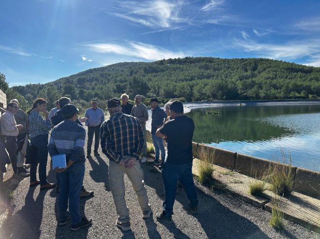 Jornada de puertas abiertas con la Comunidad de Regantes de Santa Eulària des Riu para mostrar el funcionamiento del sistema de regadío de Sa Rota