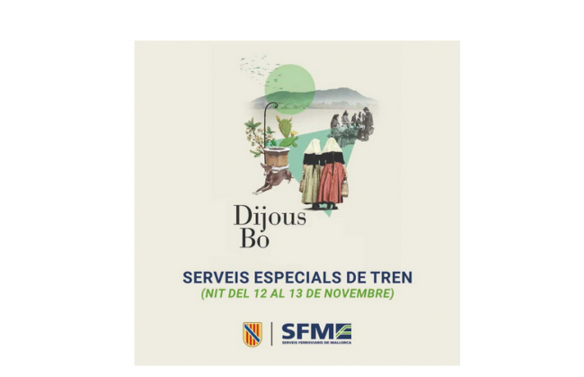 SFM incorpora servicios especiales con motivo del Dijous Bo en Inca