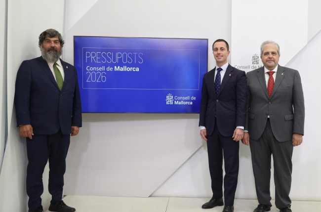 El Consell de Mallorca presenta el presupuesto de 761,7 millones de euros para 2026, un 10% más
