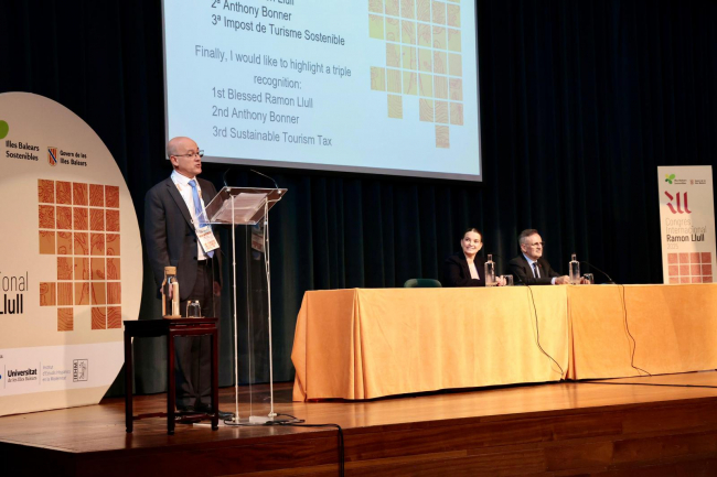 La presidenta Prohens inaugura el Congreso Internacional Ramon Llull en la Escuela de Hostelería de las Illes Balears