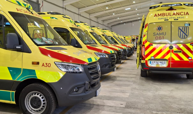 Salud inicia el despliegue de la flota de ambulancias de transporte urgente y programado