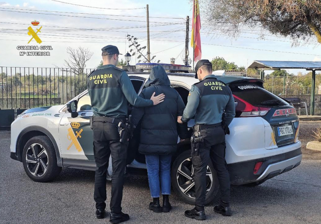 La Guardia Civil ha detenido a una mujer por un delito de hurto en la localidad de Llucmajor