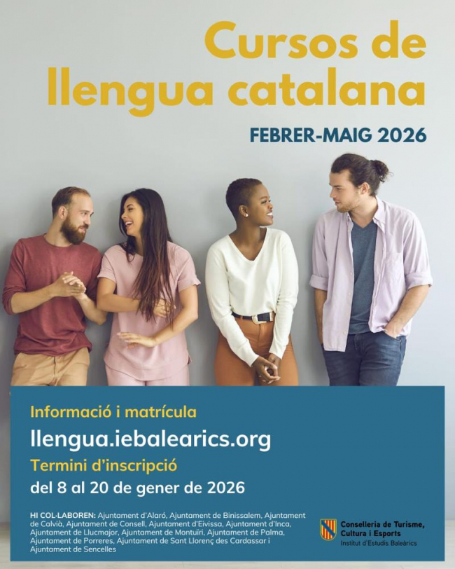 Nueva oferta de cursos de catalán del Instituto de Estudios Baleáricos (IEB) entre los meses de febrero y mayo