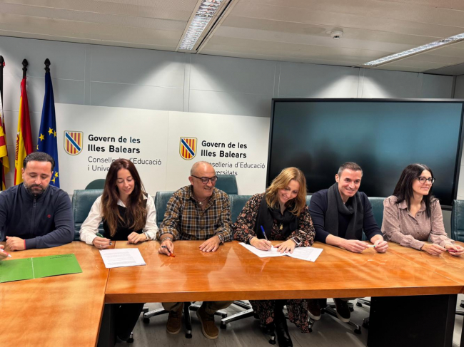 Educació destina 27,5 millones de euros anuales al abono de la indemnización de residencia y al incremento salarial del 2,5% a partir de enero