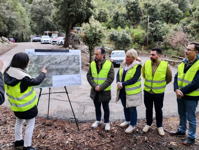 El Consell de Mallorca inicia las obras de refuerzo del firme de la carretera Bunyola-Orient-Alaró con un coste de 6,1 millones