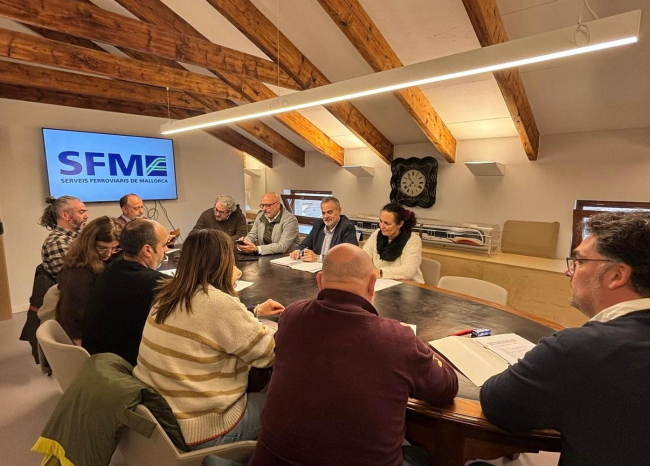 SFM y el Comité de Empresa acuerdan iniciar un calendario de reuniones para implementar medidas y seguir mejorando la seguridad ferroviaria