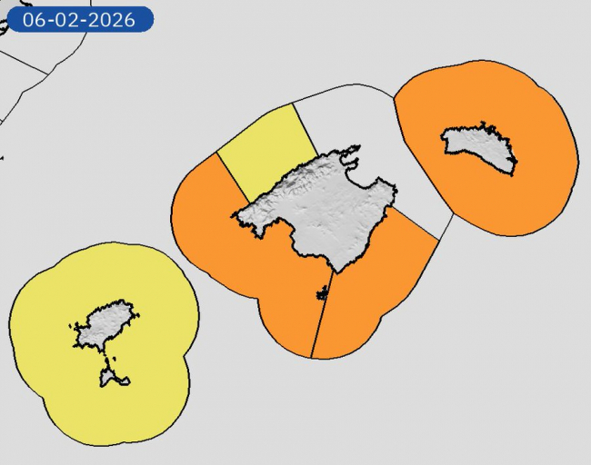 Jueves y viernes tendremos viento fuerte con rachas de 70 a 80 km/h en general y de 120 km/h en cumbres y cabos