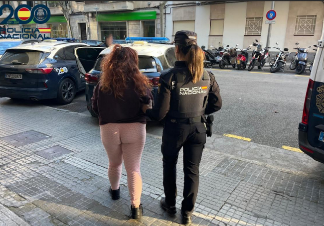 La Policía Nacional detiene a una pareja por cometer una espiral de delitos en varios puntos de Mallorca