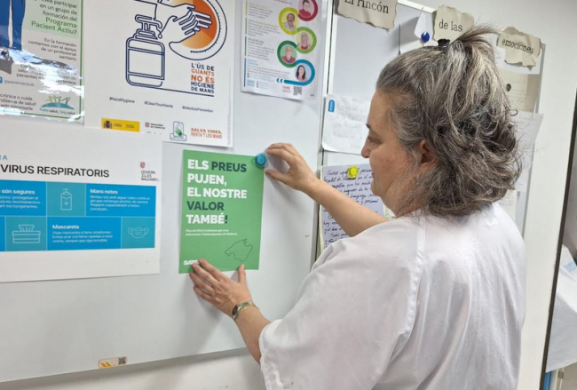 SATSE Baleares logra 2.500 firmas en tres semanas para frenar la fuga de enfermeras en Mallorca