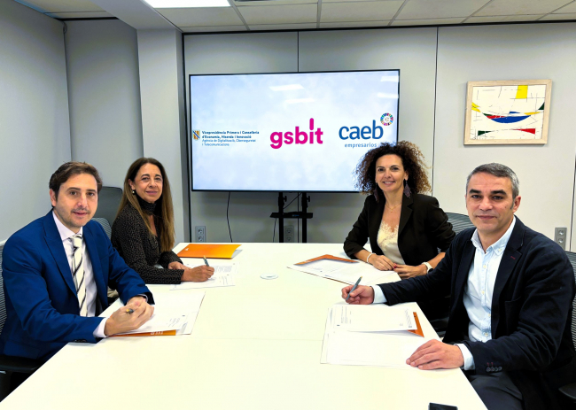 CAEB y Govern balear firman un acuerdo para impulsar un espacio de datos empresarial en Illes Balears