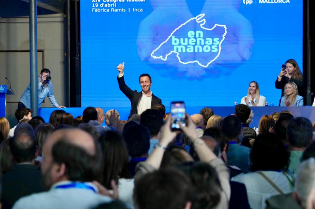 Llorenç Galmés, reelegido presidente del Partido Popular de Mallorca con el 99,8% de los votos