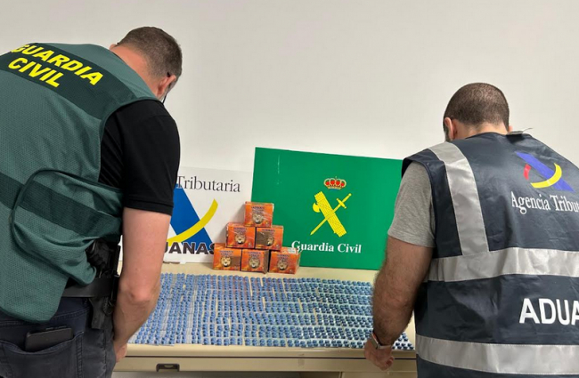 La Guardia Civil interviene 1.144 comprimidos de Sildenafil en el aeropuerto de Palma