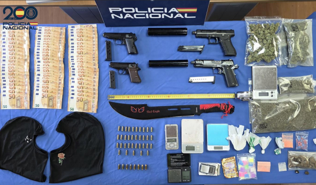 La Policía Nacional desarticula un grupo criminal dedicado al tráfico de drogas 