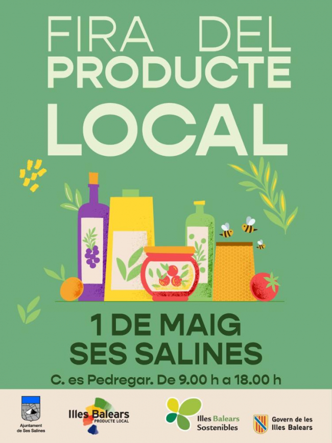 24 productores de las Illes Balears participan en Ses Salines en una nueva edición de la Feria de Producto Local