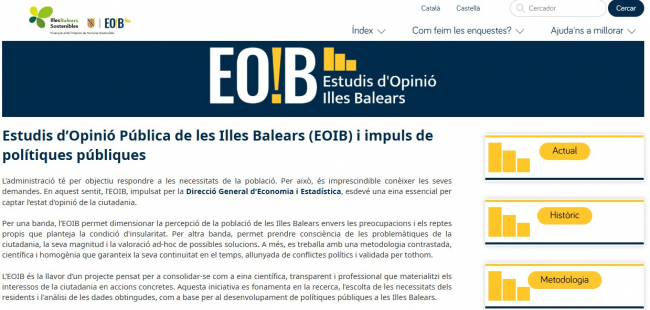 El Govern pone en marcha el primer Estudio de Opinión de las Illes Balears