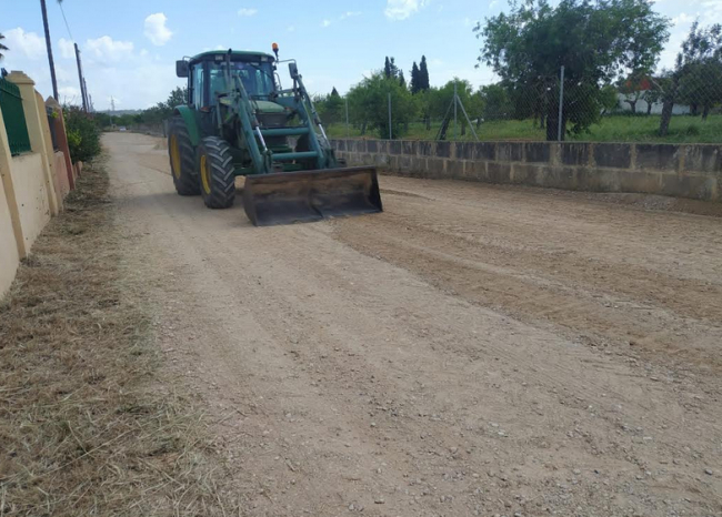 El Ayuntamiento de Marratxí rehabilita los caminos rurales de Son Ametler y Sa Comuna