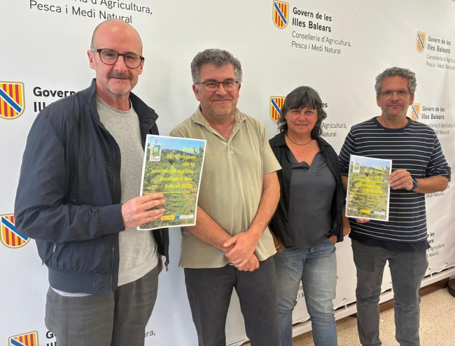 La agricultura ecológica continúa creciendo en las Illes Balears y ya representa el 22,8 % de la superficie agraria útil
