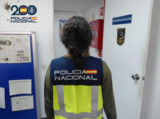 La Policía Nacional detiene a un varón por agredir sexualmente a su hija menor de edad durante dos años