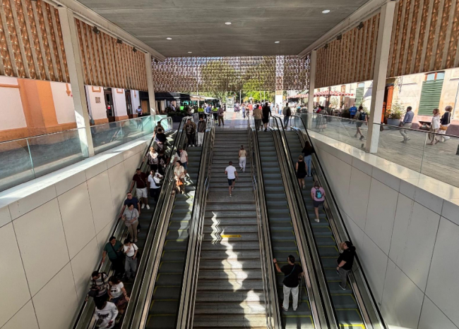 Se completa la renovación de todas las escaleras mecánicas de la estación Intermodal de Palma