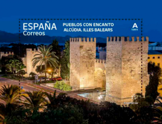 Correos dedica un sello a Alcúdia dentro de la serie 'Pueblos con encanto'
