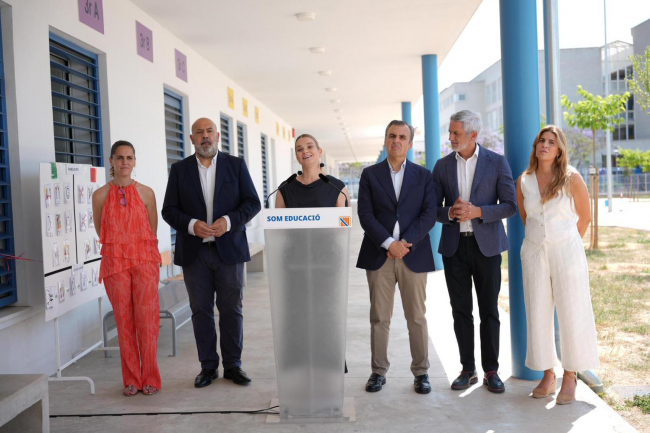 La presidenta Prohens inaugura el CEIP Tramuntana de Palma 