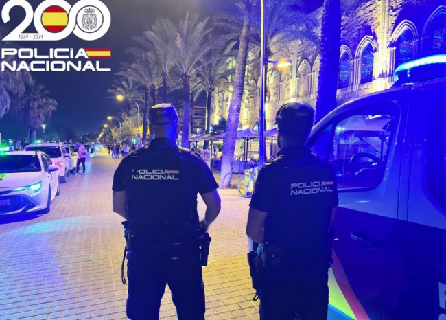 La Policía Nacional detiene a un varón por agredir sexualmente a una turista en una discoteca de la Playa de Palma