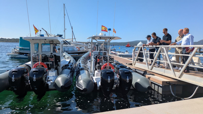 El servicio de vigilancia, inspección y control del litoral ya está plenamente operativo en Menorca con cuatro embarcaciones