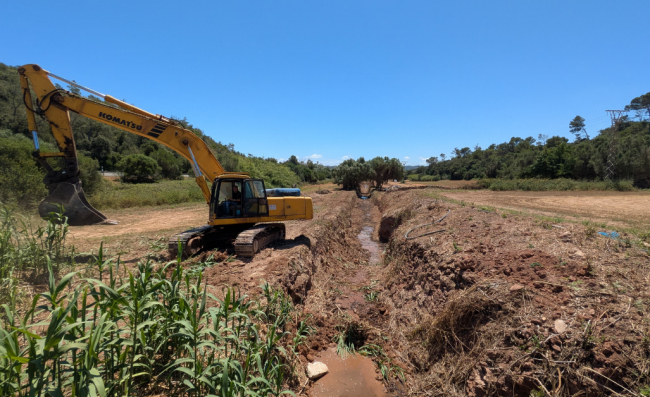El Govern mejora la capacidad hidráulica del torrente de Puntarró en Mahón con actuaciones de mantenimiento y adecuación