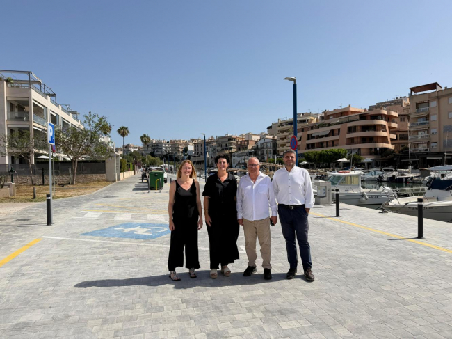 El Govern finaliza las obras de rehabilitación del muelle y del paseo des Cap des Toll en el puerto de Porto Cristo