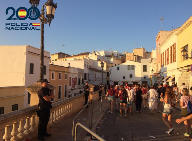 La Policía Nacional realiza un balance sobre el operativo llevado a cabo en las fiestas de Sant Joan 