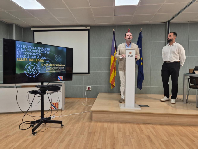 El Govern moviliza 3,8 millones de euros para impulsar nuevos proyectos de economía circular en las Illes Balears 