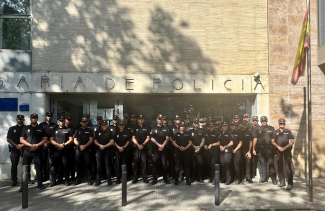 La Policía Nacional aumenta un 8,15 % su plantilla en Baleares 