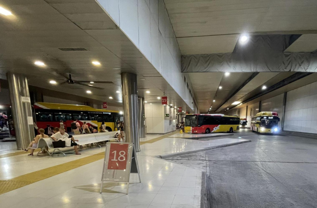 La Estación Intermodal de Palma incorpora una nueva dársena de autobús y reorganiza los espacios para mejorar el servicio a los usuarios
