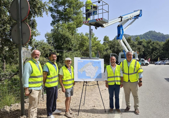 El Consell de Mallorca inicia la instalación de 210 cámaras y 20 sonómetros para evitar carreras ilegales y controlar la entrada de vehículos procedentes del exterior de la isla