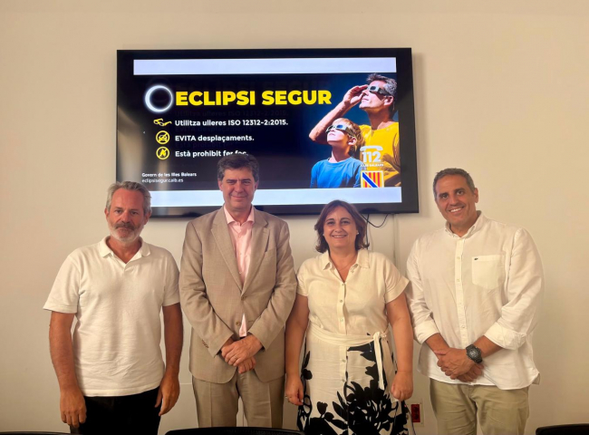 El Govern y el sector turístico coordinan las medidas preventivas de cara al eclipse solar del próximo 12 de agosto