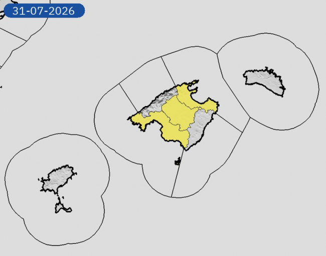 Jueves y viernes alerta amarilla por altas temperaturas en Mallorca