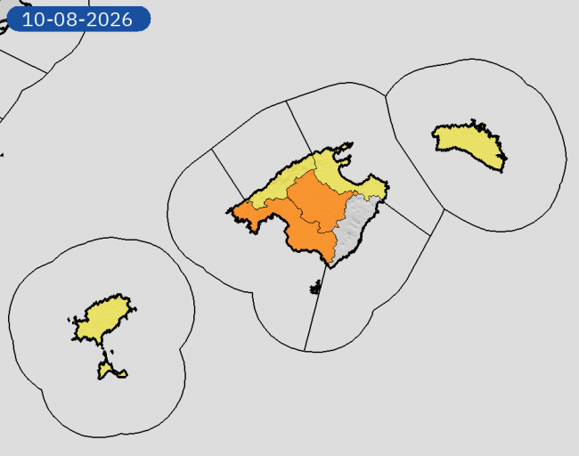 Mañana domingo y el lunes alerta naranja por altas temperaturas