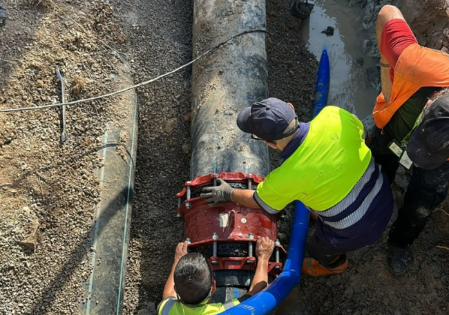 El Govern impulsa la rehabilitación de la conducción que abastece a Pollença desde la desaladora de Alcúdia