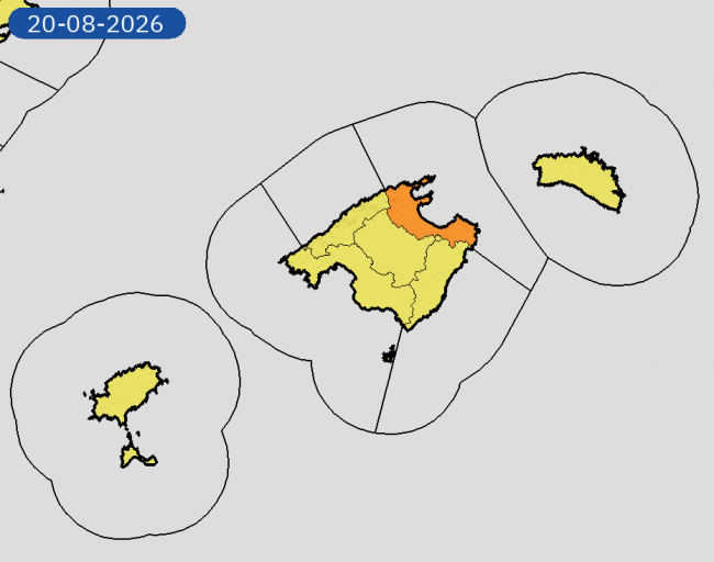Este jueves alerta naranja por altas temperaturas