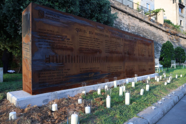 El Govern promueve la instalación del Muro de la Dignidad en los municipios afectados por los bombardeos de la Guerra Civil en las Illes Balears