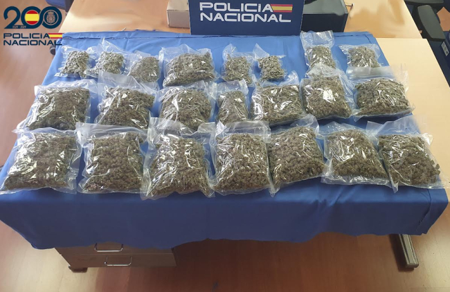 La Policía Nacional detiene a una mujer por tráfico de drogas 